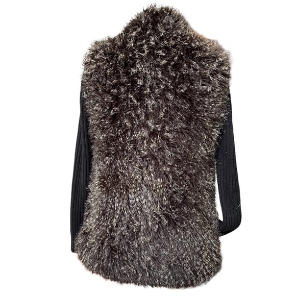 Calvin Kline Faux Fur Oversize Jacket Size: M - Picture 4 of 11